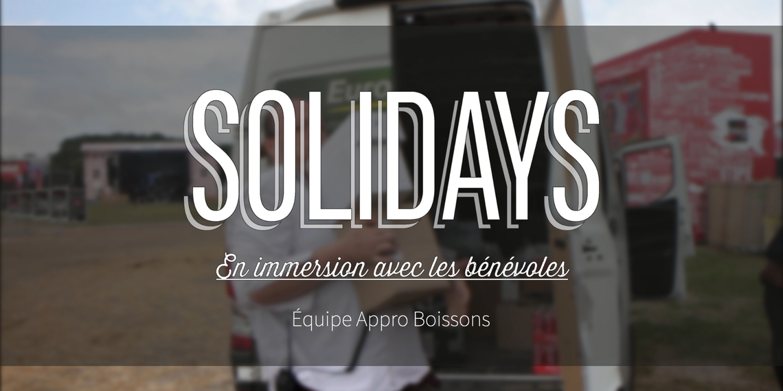 En immersion avec les bénévoles// Équipe Appro Boissons