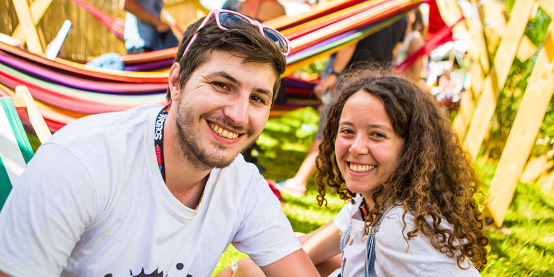 Le Greencorner, l'espace bien-être de Solidays